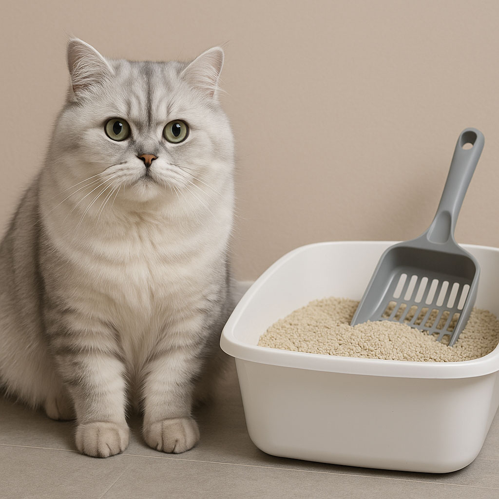 Welche Streu, Boxgröße und Platzierung mögen Britische Kurz- und Langhaarkatzen?